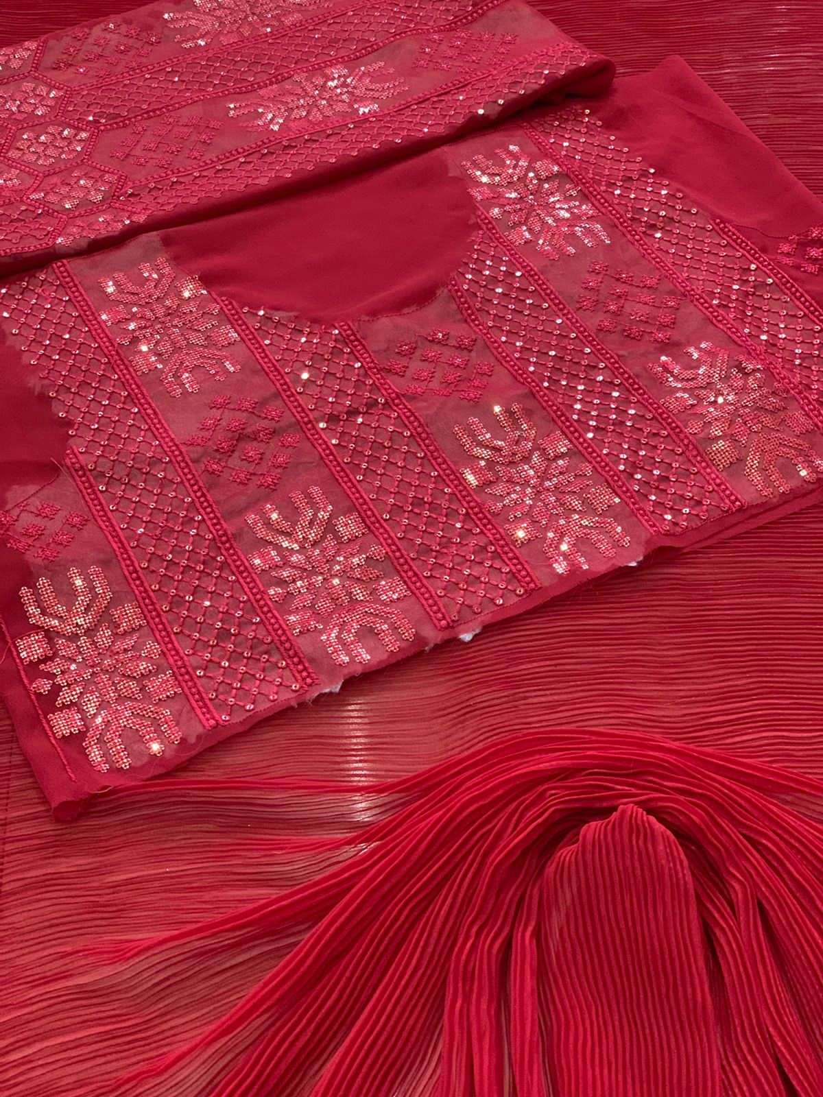  Cherry Fancy Georgette Party Wear Saree  catalog  