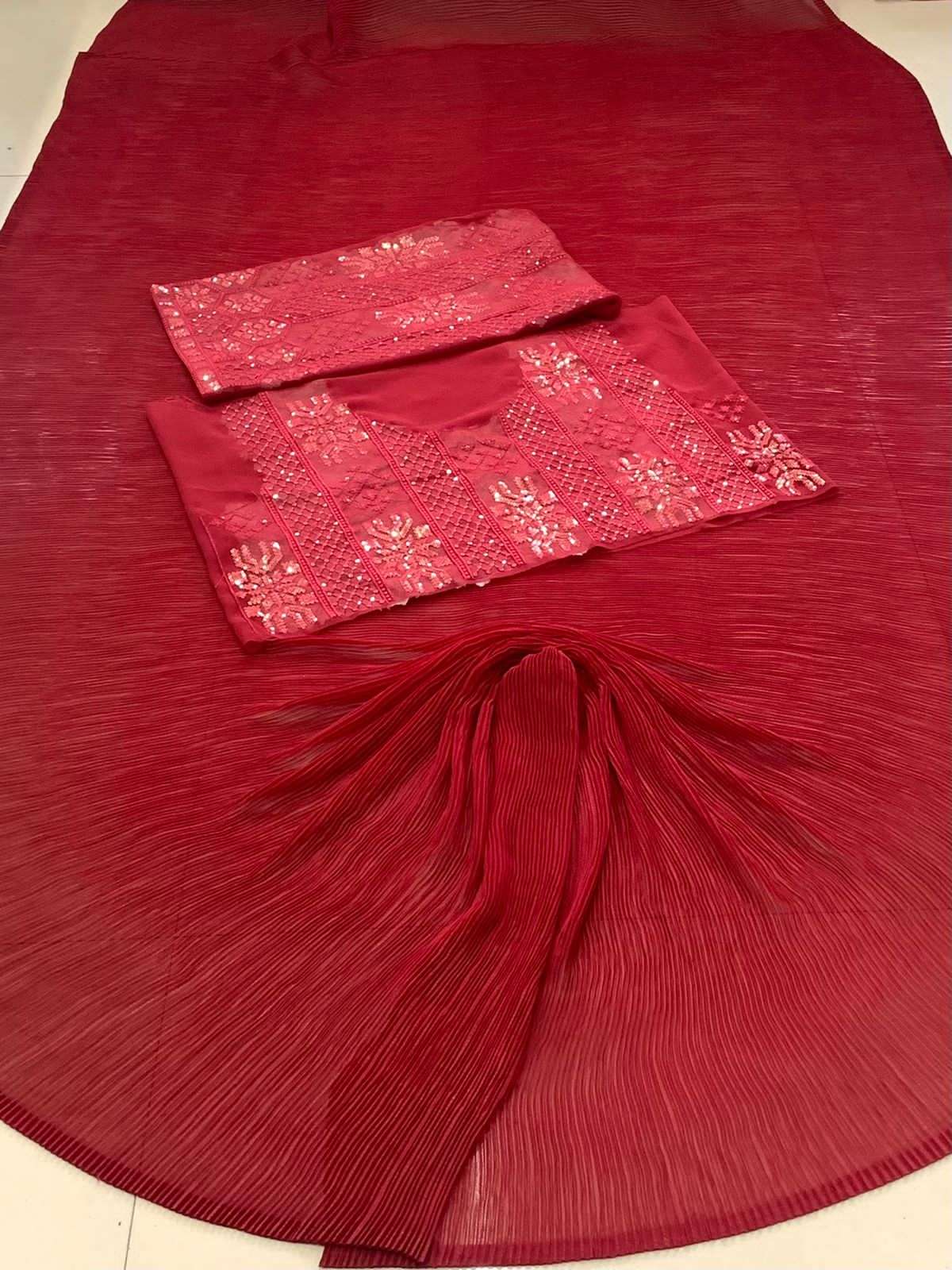  Cherry Fancy Georgette Party Wear Saree  catalog  