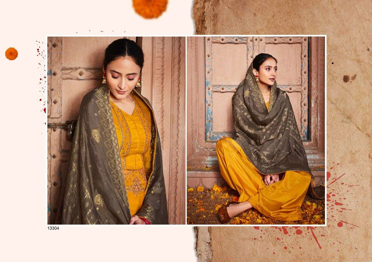 Deepsy Jashn catalog  Festive Wear Embroidery Mulberry Silk Heavy Salwar Suit 