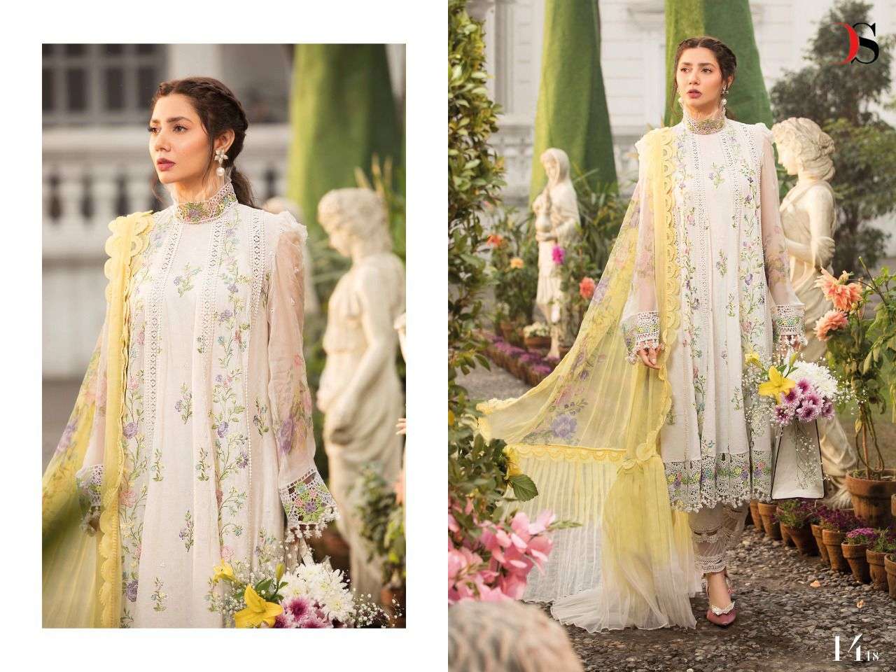 Deepsy Maria B Lawn vol  22  catalog Embroidery Pakistani Salwar Suits Collection
