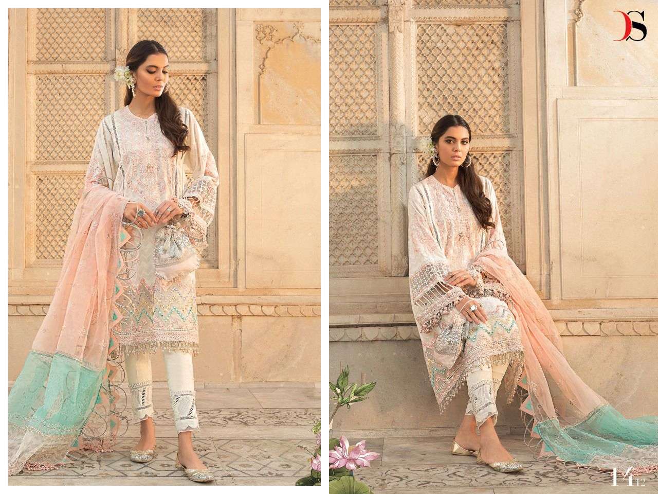 Deepsy Maria B Lawn vol  22  catalog Embroidery Pakistani Salwar Suits Collection