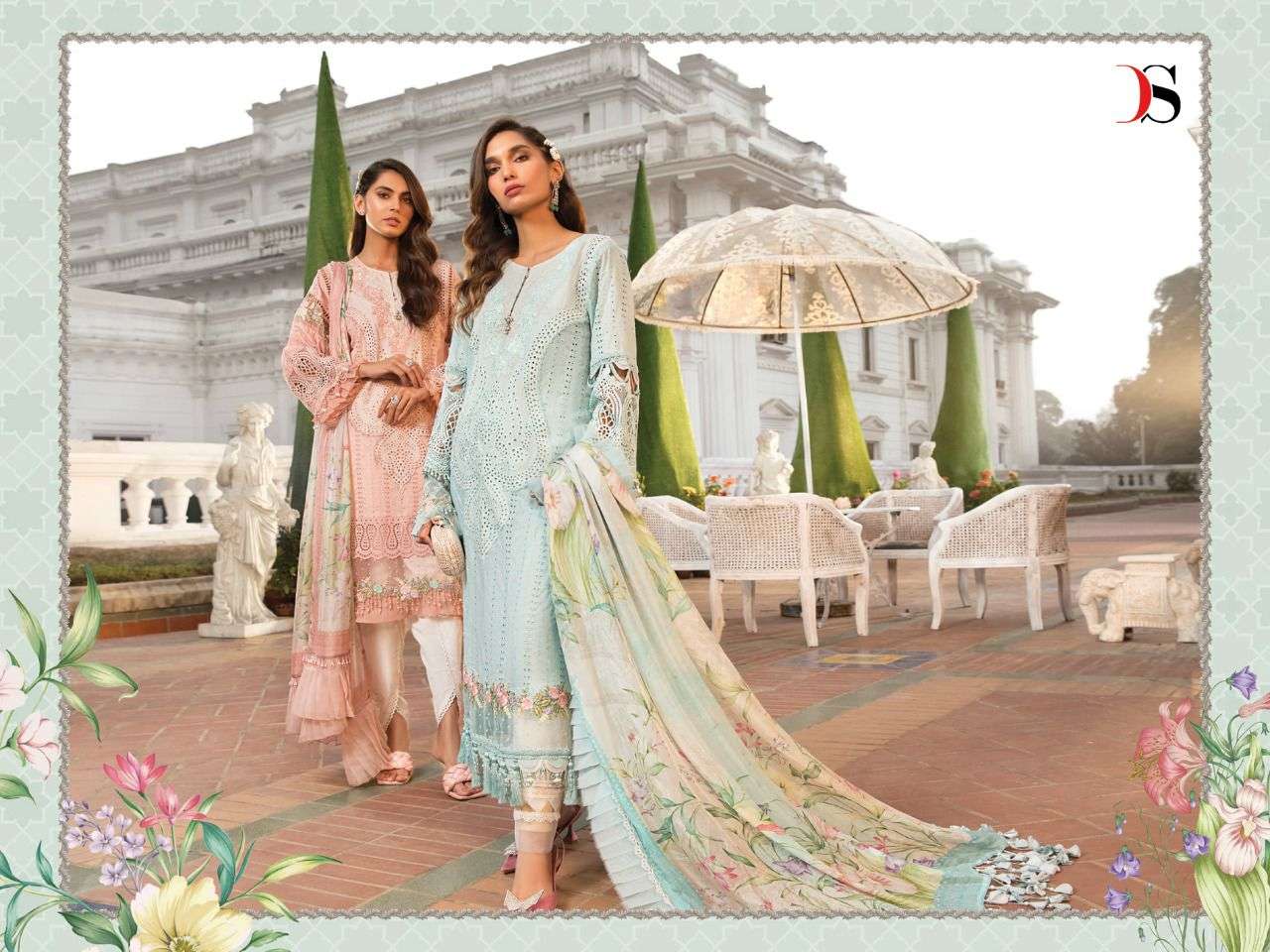 Deepsy Maria B Lawn vol  22  catalog Embroidery Pakistani Salwar Suits Collection