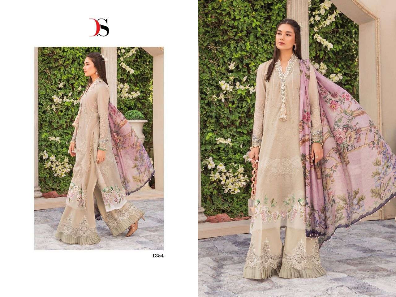 Deepsy Maria B M Print vol 22  catalog Jam Cotton Pakistani Salwar Kameez