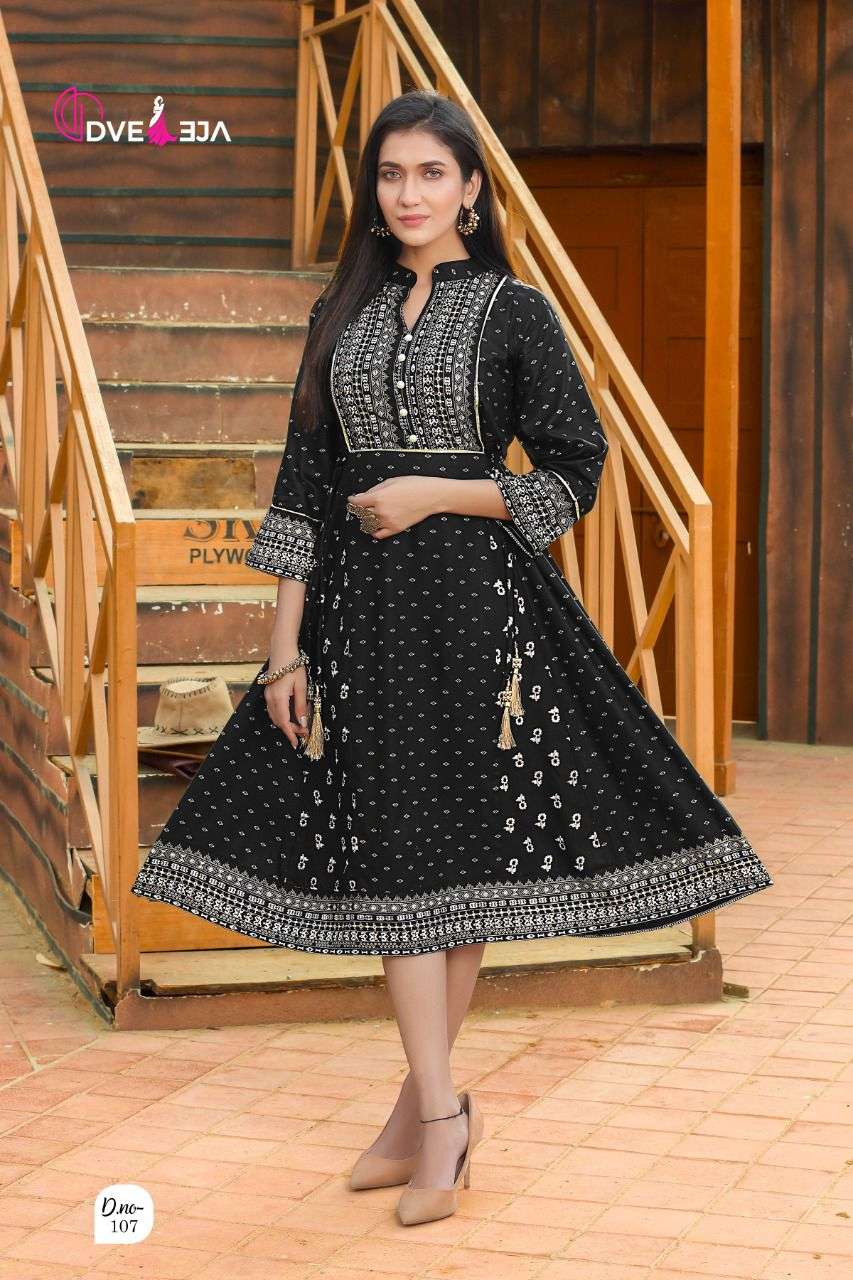 Dveeja Fusion Catalog Party Wear Anarkali Short Kurtis 