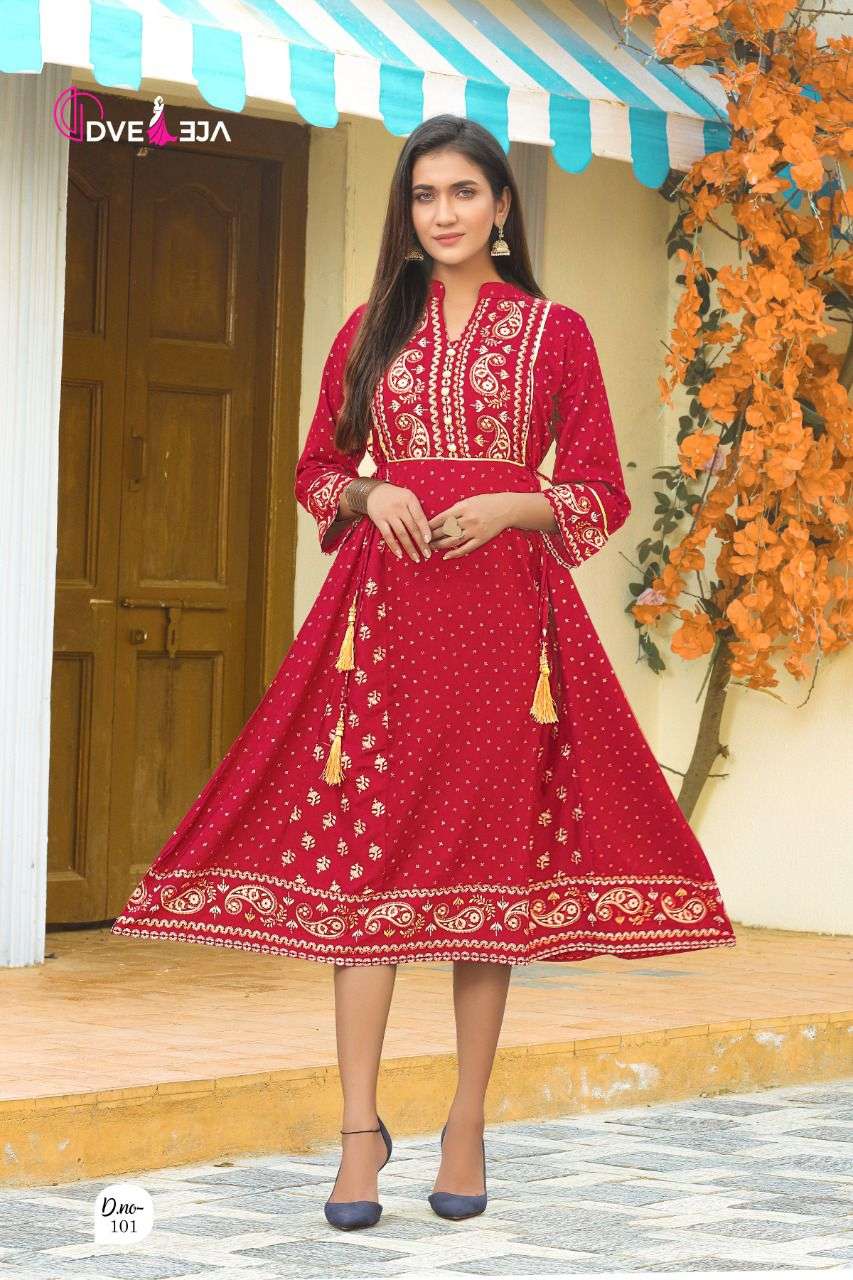 Dveeja Fusion Catalog Party Wear Anarkali Short Kurtis 