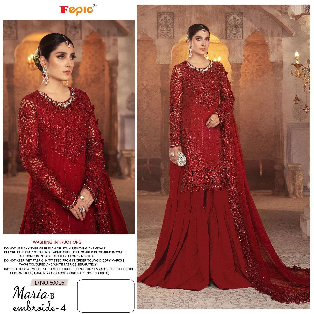 Fepic Rosemeen Maria B Embroide vol 4 catalog Pakistani Salwar Kameez 