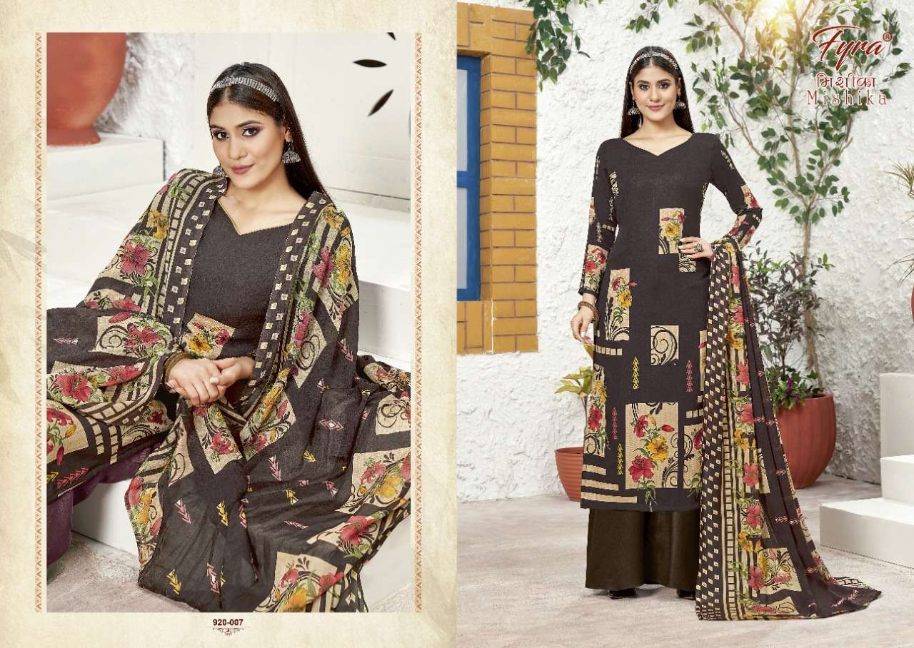 Fyra Mishika Catalog Casual Wear Unstitched Ladies Dress Materials
