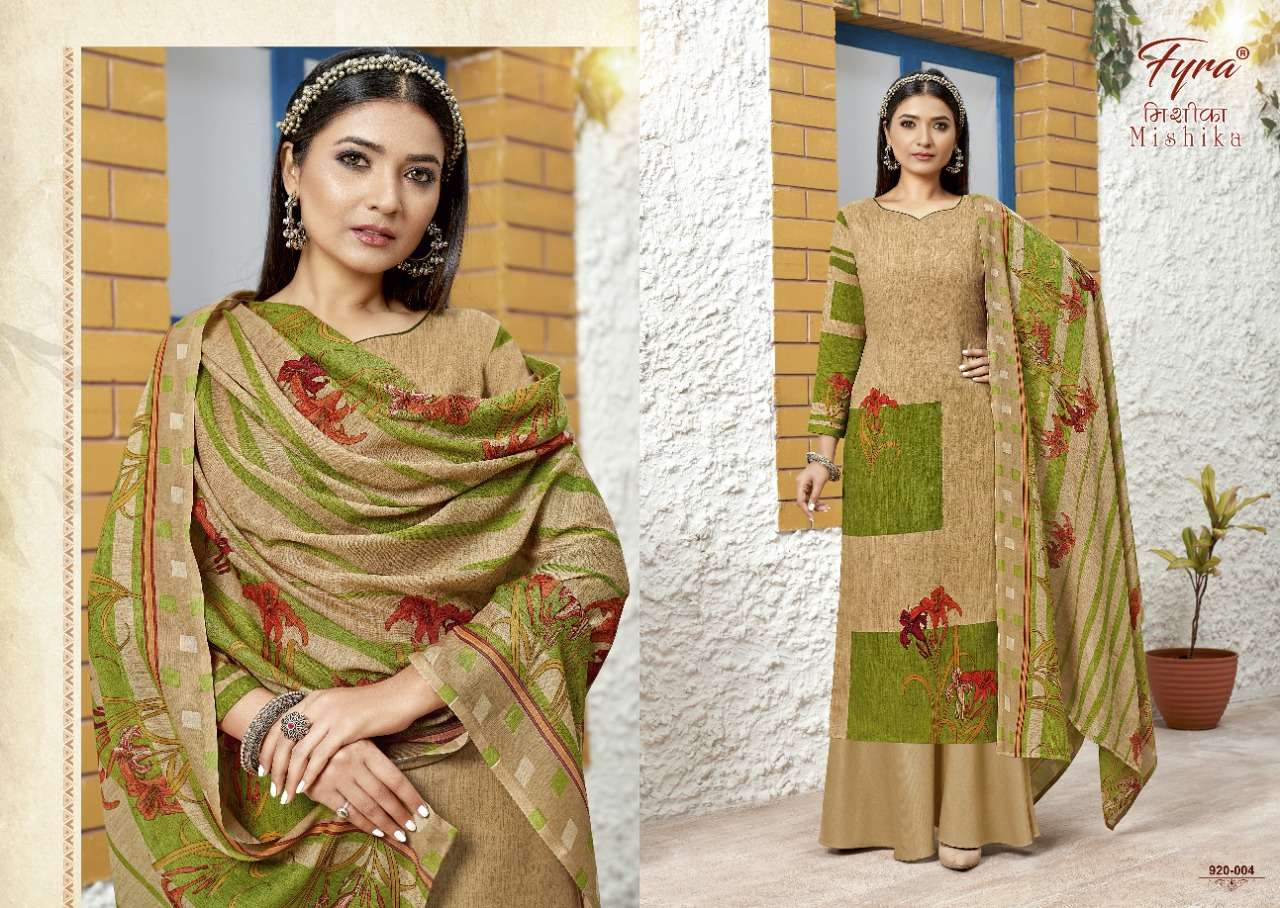 Fyra Mishika Catalog Casual Wear Unstitched Ladies Dress Materials