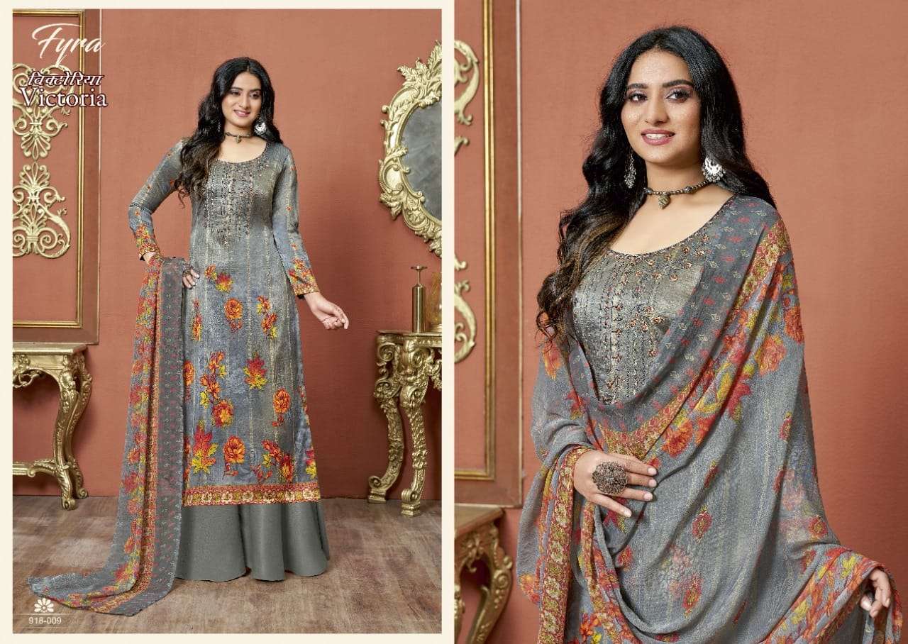 Fyra Victoria Catalog Pure Jam Cotton Printed Regular Wear Dress Materials 