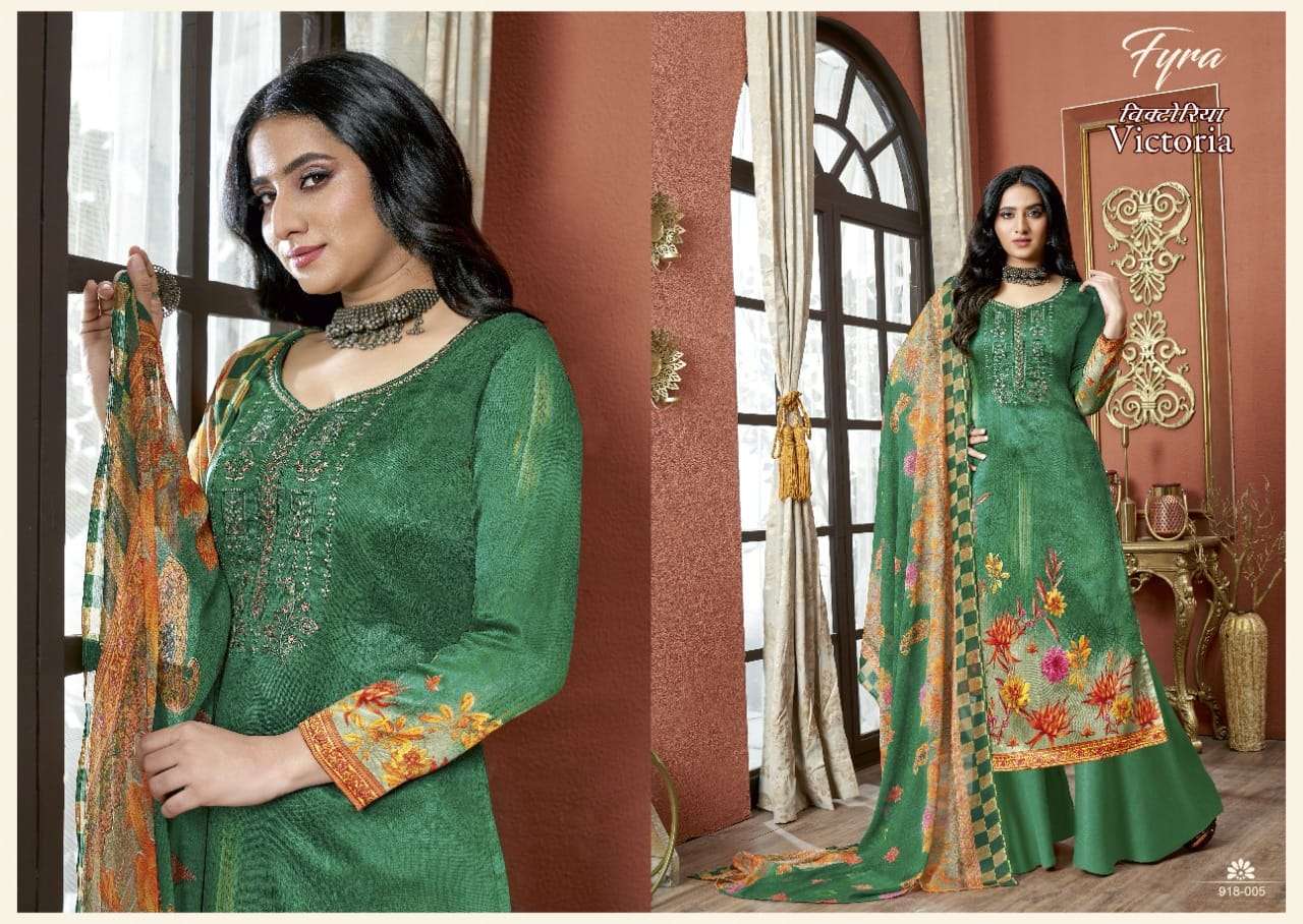 Fyra Victoria Catalog Pure Jam Cotton Printed Regular Wear Dress Materials 