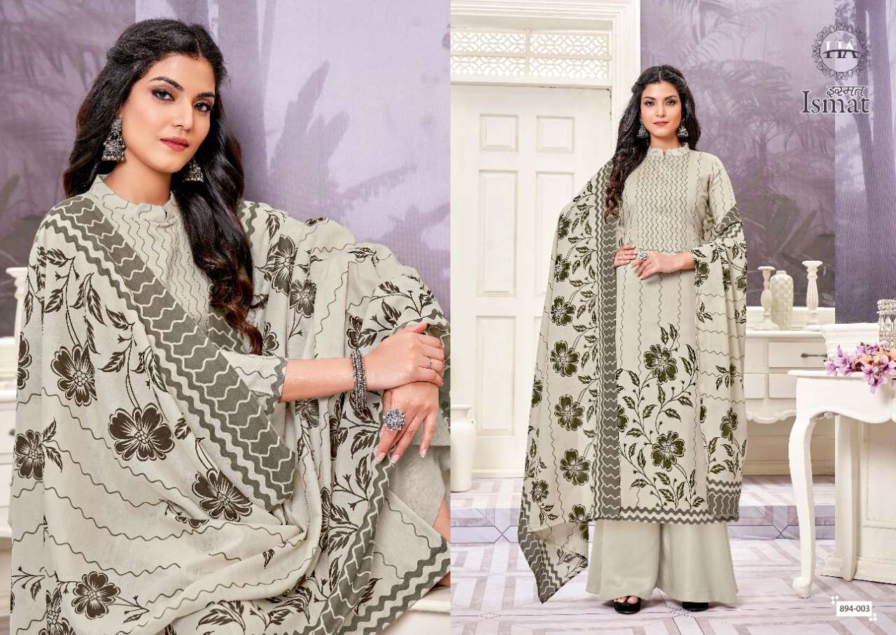 Harshit Ismat Catalog Pure Jam Designer Wear Women Dress Materials