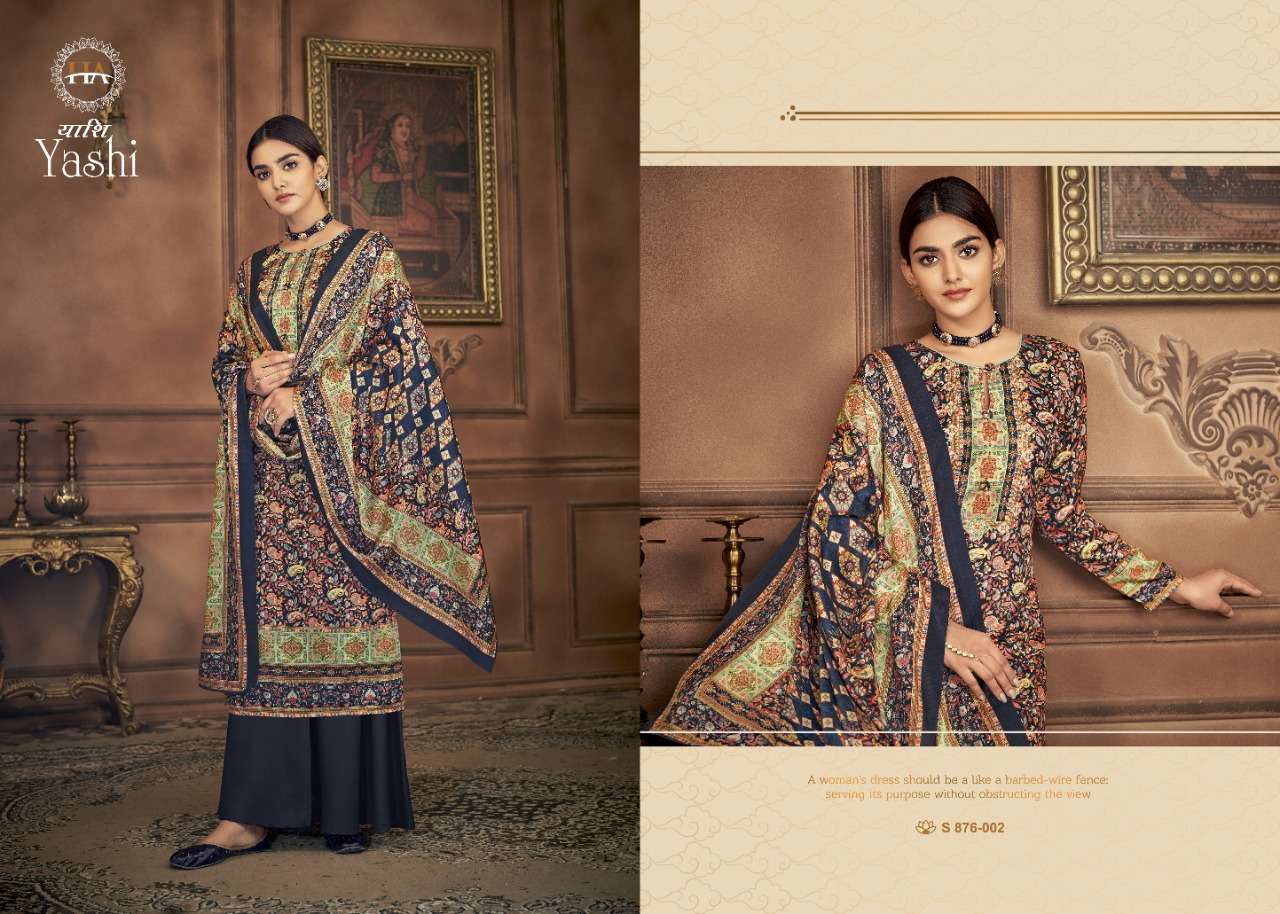 Harshit Yashi Catalog Party Wear Jam Cotton Unstitched Dress Material