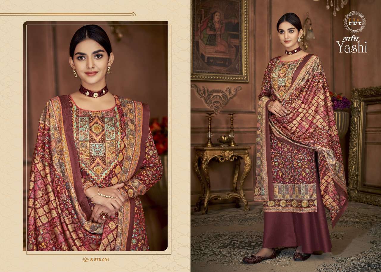 Harshit Yashi Catalog Party Wear Jam Cotton Unstitched Dress Material