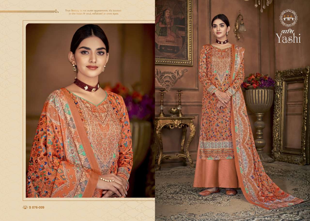 Harshit Yashi Catalog Party Wear Jam Cotton Unstitched Dress Material