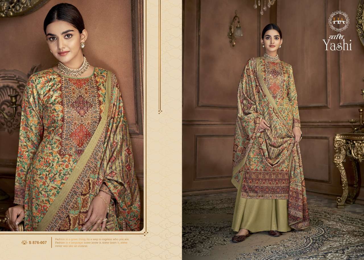 Harshit Yashi Catalog Party Wear Jam Cotton Unstitched Dress Material