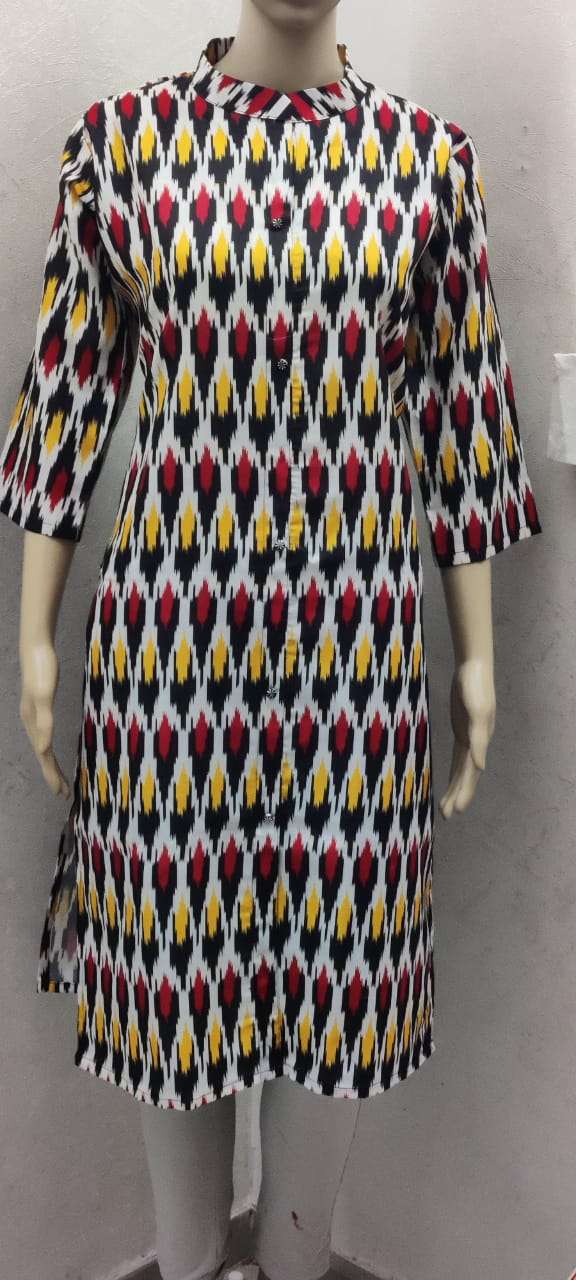 Ikkat Cotton Vol 1 Casual Wear Ikkat Style Cotton Printed Kurtis