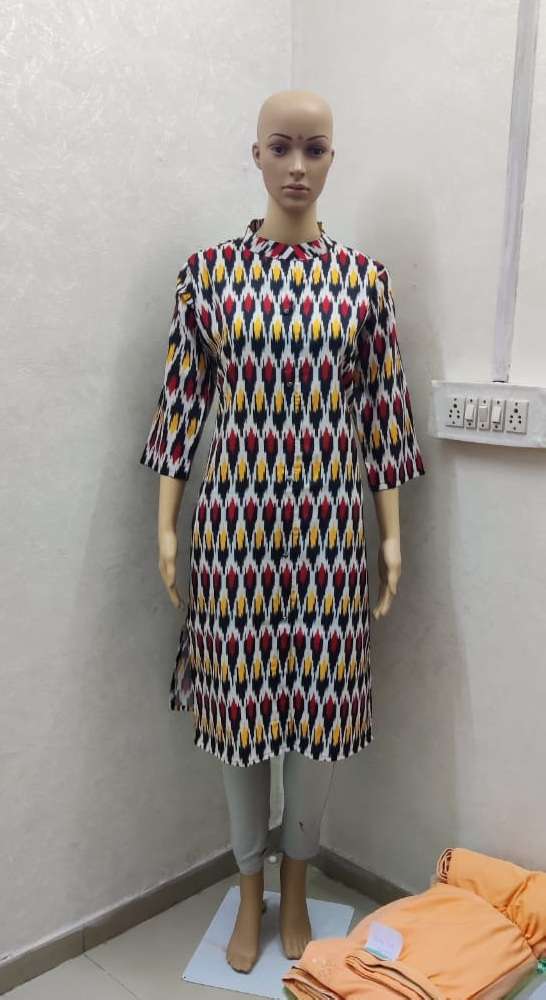 Ikkat Cotton Vol 1 Casual Wear Ikkat Style Cotton Printed Kurtis