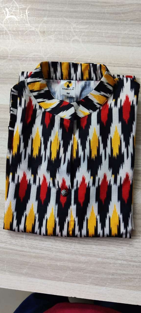 Ikkat Cotton Vol 1 Casual Wear Ikkat Style Cotton Printed Kurtis