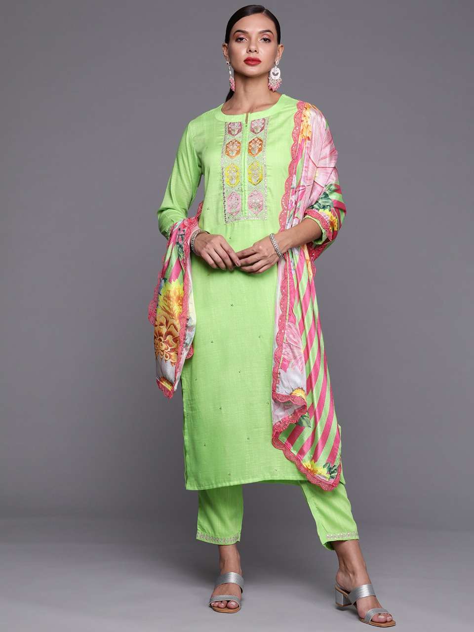 Indo Era 48 catalog  Designer Cotton Ready-made Top Bottom with  Dupatta 