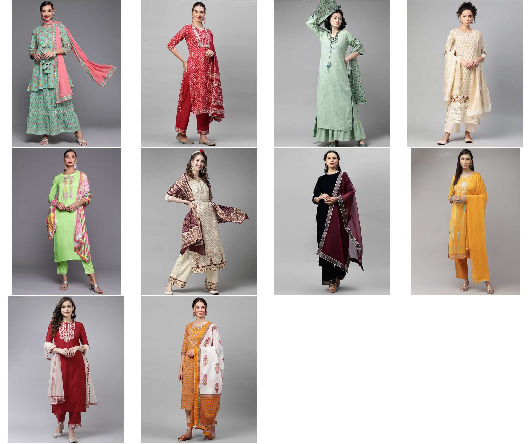 Indo Era 48 catalog  Designer Cotton Ready-made Top Bottom with  Dupatta 
