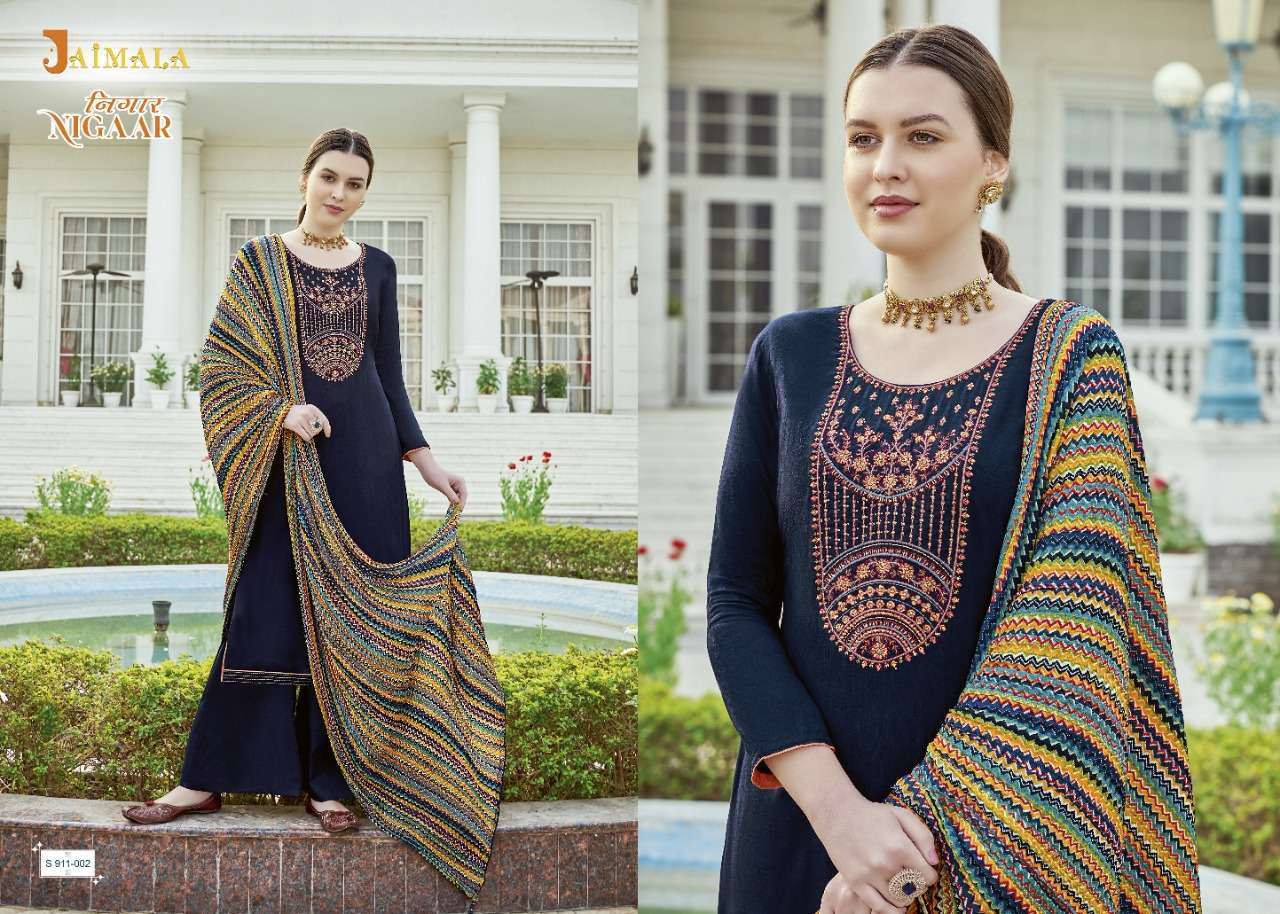 Jaimala Nigaar catalog  Pure Rayon Slub Buy Ladies Dress Materials 