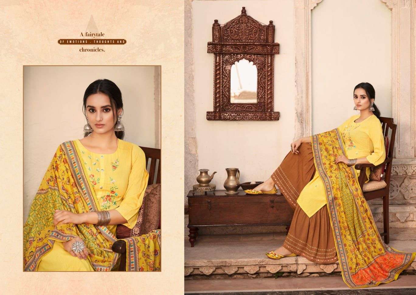 Kalaroop Glorious Catalog Exclusive Wear Readymade Top Sharara With Dupatta