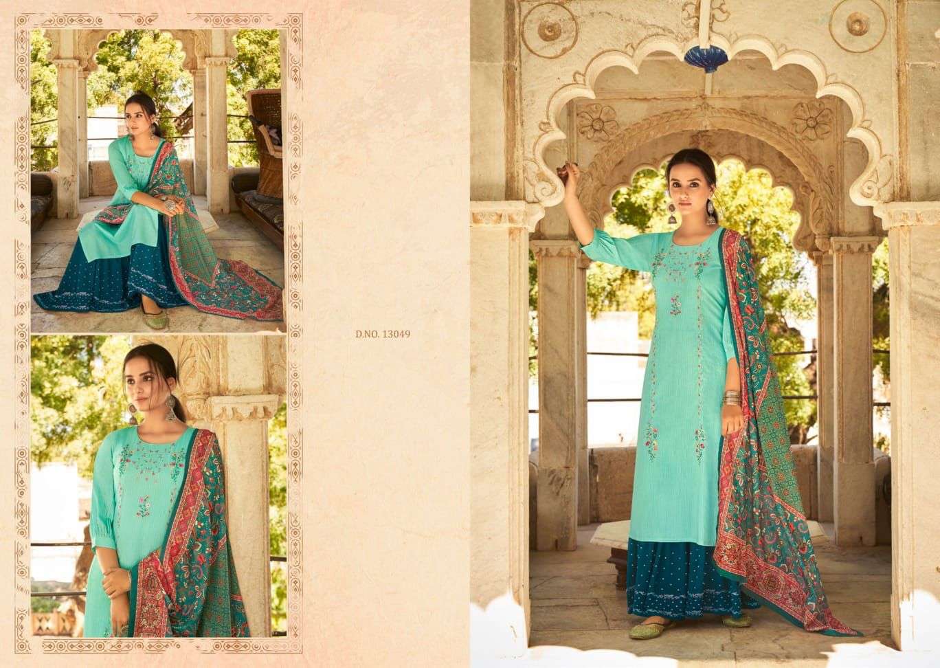 Kalaroop Glorious Catalog Exclusive Wear Readymade Top Sharara With Dupatta