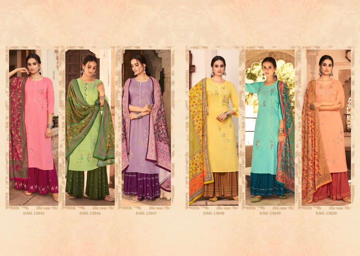 Kalaroop Glorious Catalog Exclusive Wear Readymade Top Sharara With Dupatta