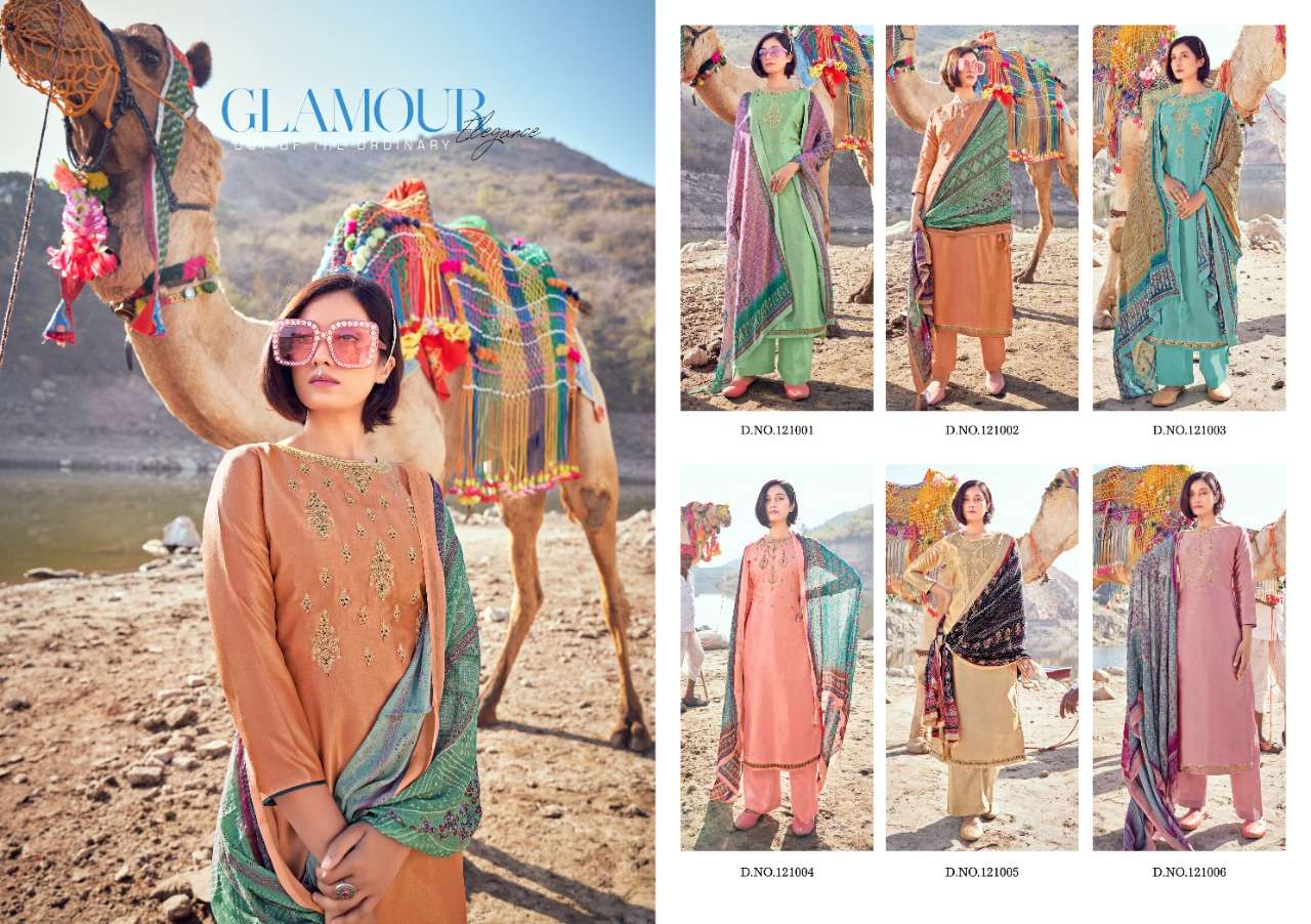Kesar Armeena Special Luxuiriuz Silk catalog Designer Dress Material