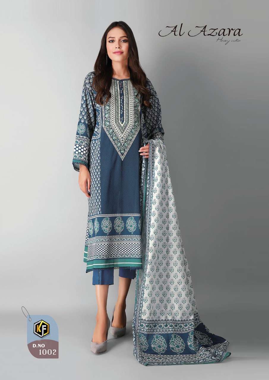 Keval Fab Al Azara Luxury Collection Catalog Daily Wear Karachi Cotton Dress Materials