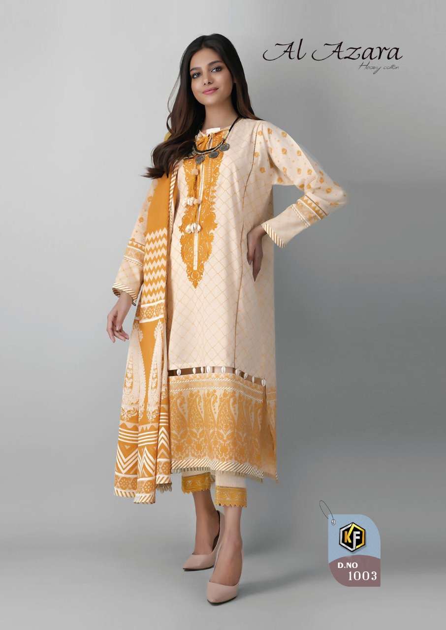 Keval Fab Al Azara Luxury Collection Catalog Daily Wear Karachi Cotton Dress Materials