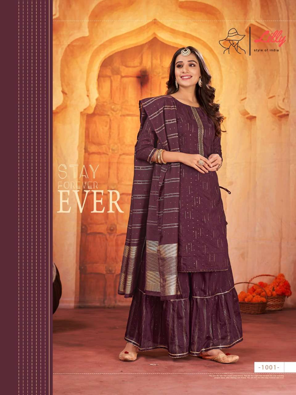 Lilly Tarang catalog  Designer Festive Wear Kurti Sharara With Dupatta 