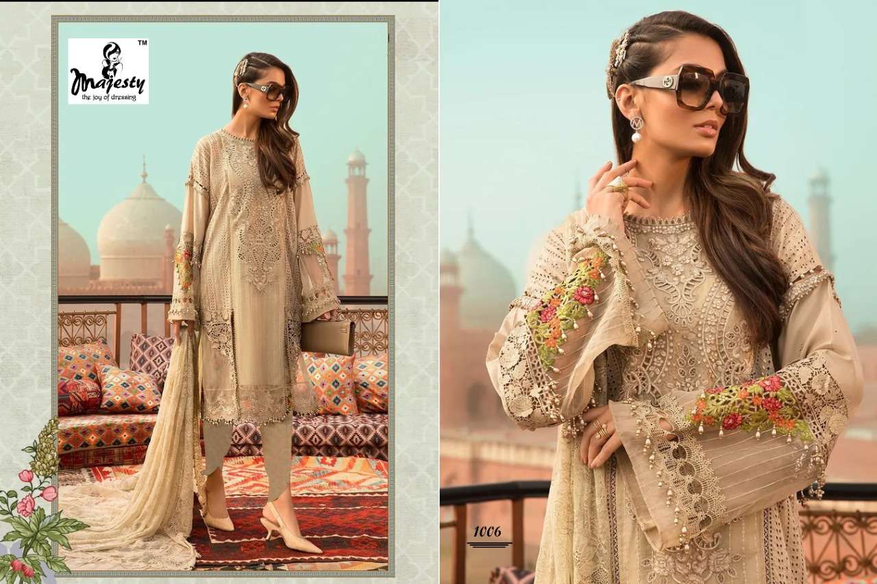 Majesty Maria  vol 14 catalog  Exclusive Embroidery Pakistani Salwar suits Buy wholesale 