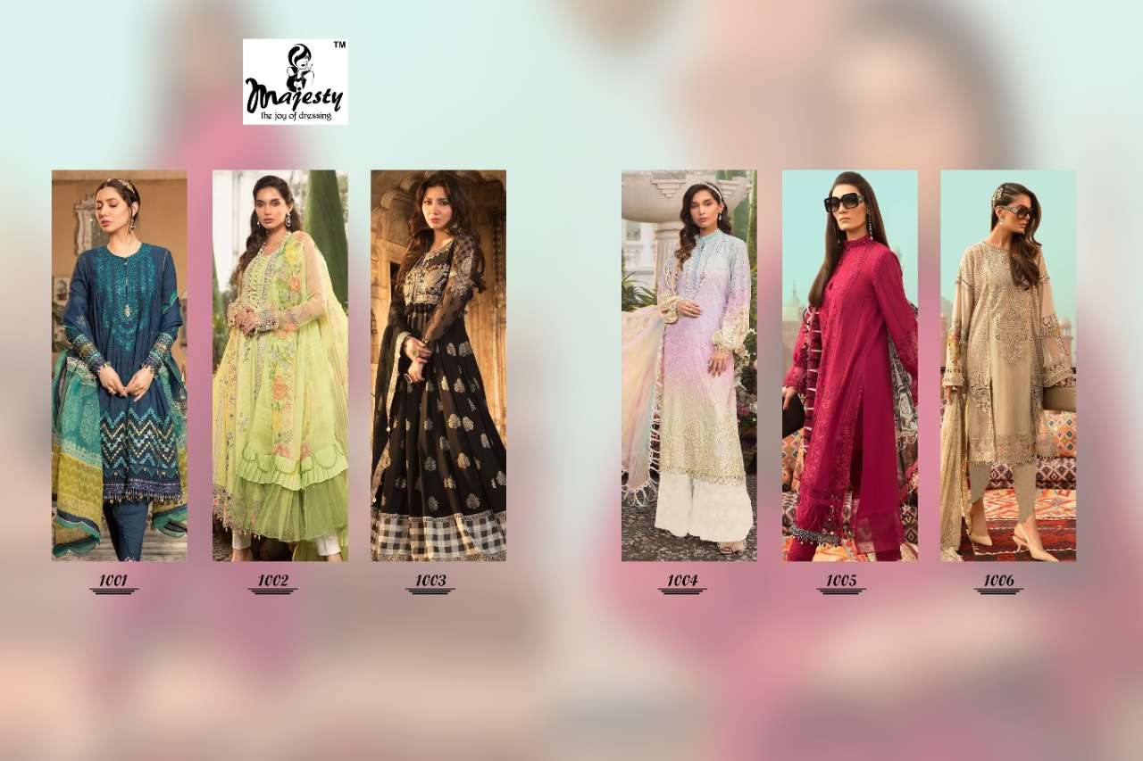 Majesty Maria  vol 14 catalog  Exclusive Embroidery Pakistani Salwar suits Buy wholesale 