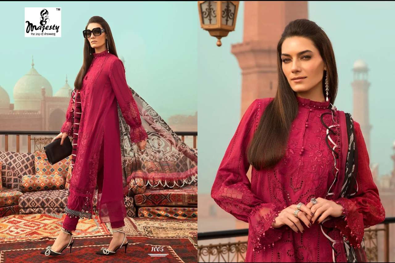 Majesty Maria  vol 14 catalog  Exclusive Embroidery Pakistani Salwar suits Buy wholesale 