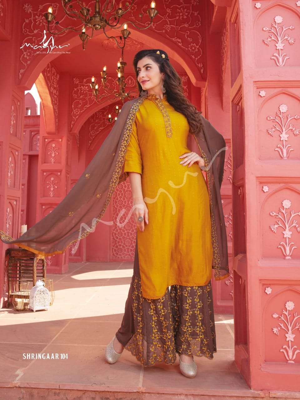 Mayur Shringaar catalog  Designer Ready made Top Bottom with Dupatta 