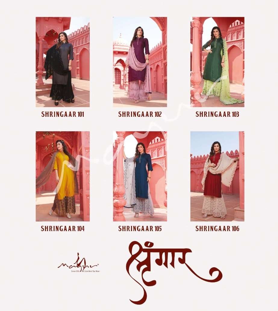 Mayur Shringaar catalog  Designer Ready made Top Bottom with Dupatta 