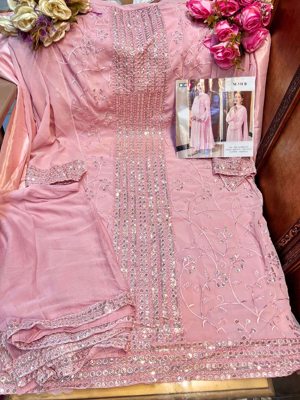 MCT Safinaz 101 Georgette Pakistani Salwar Suits