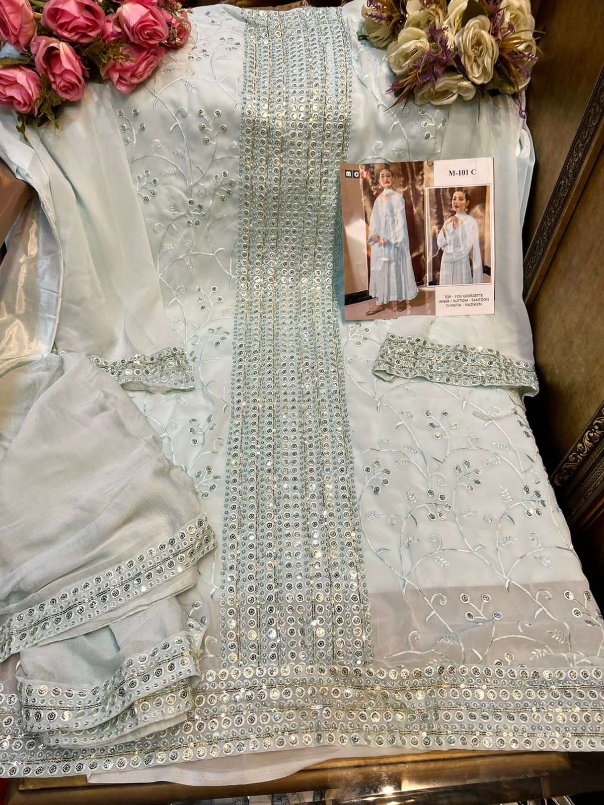 MCT Safinaz 101 Georgette Pakistani Salwar Suits