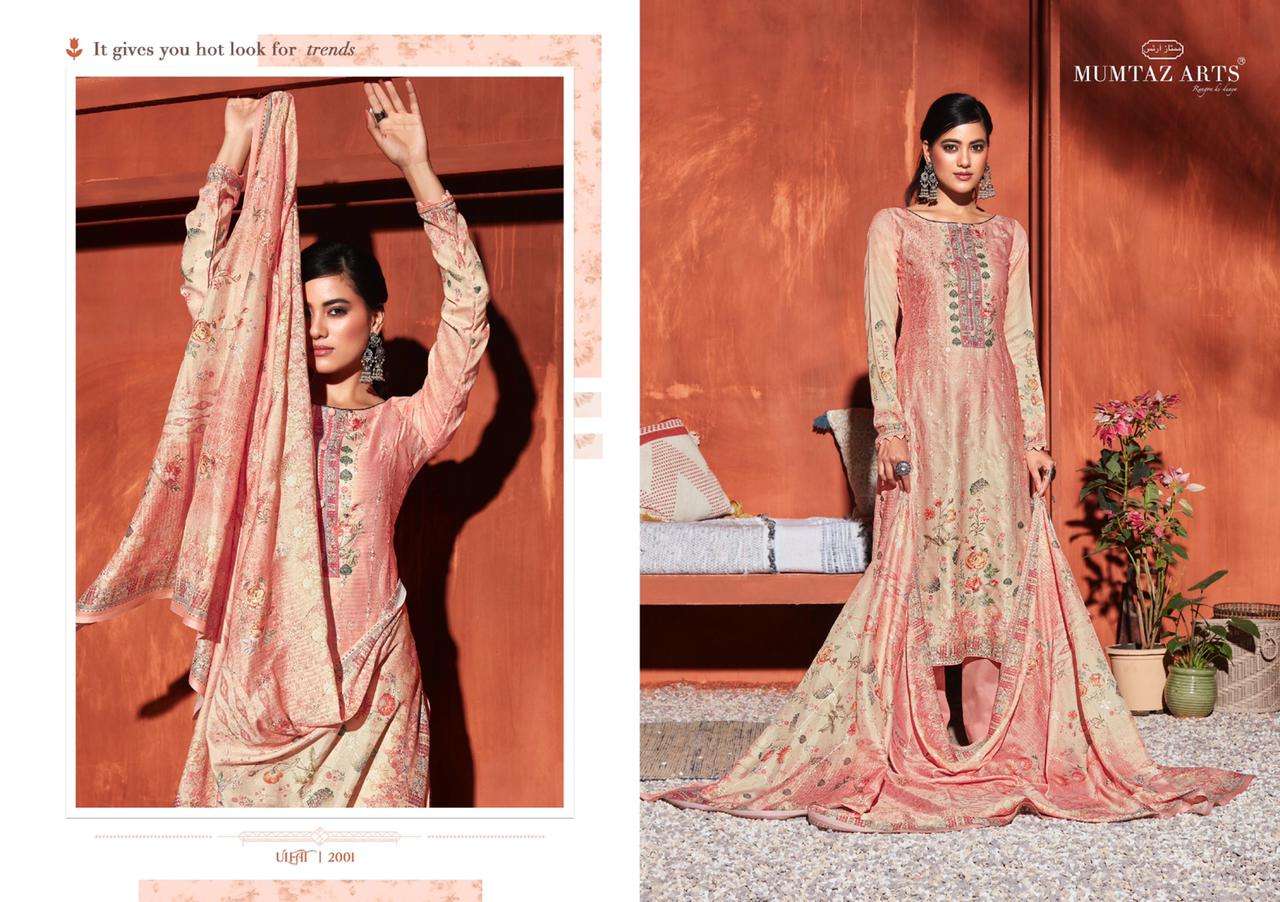 Mumtaz Arts Ulfat  catalog Jam Satin Designer Dress Material 