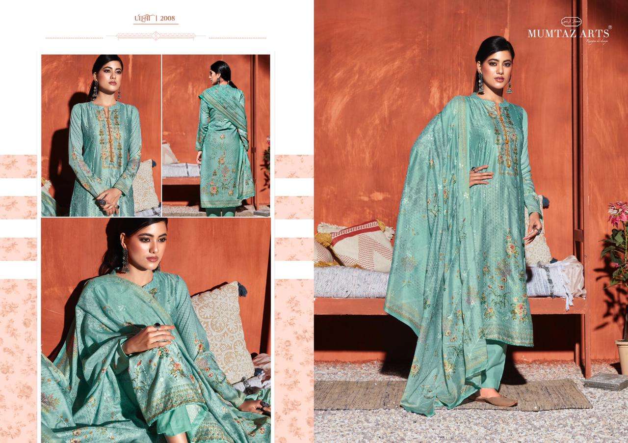 Mumtaz Arts Ulfat  catalog Jam Satin Designer Dress Material 