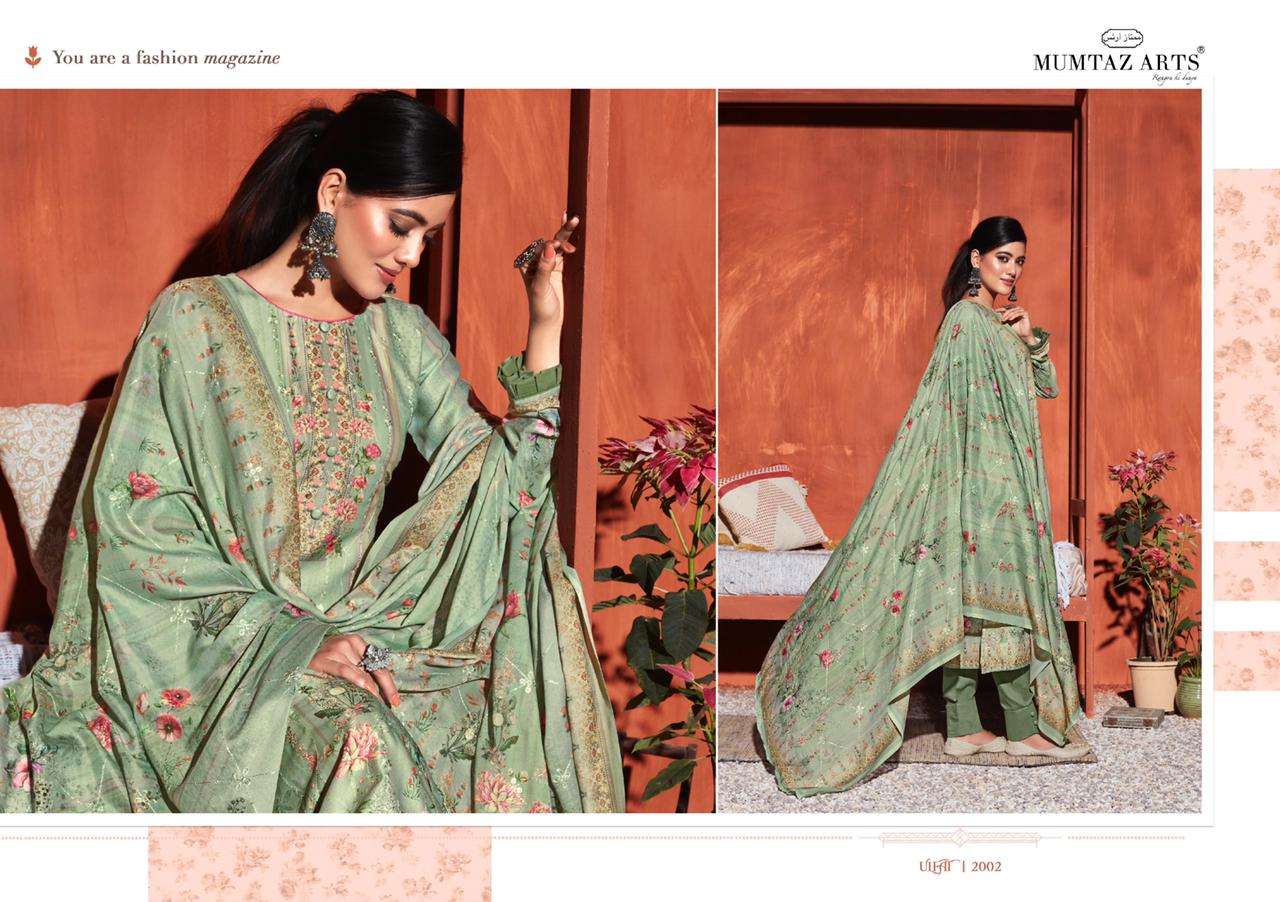 Mumtaz Arts Ulfat  catalog Jam Satin Designer Dress Material 