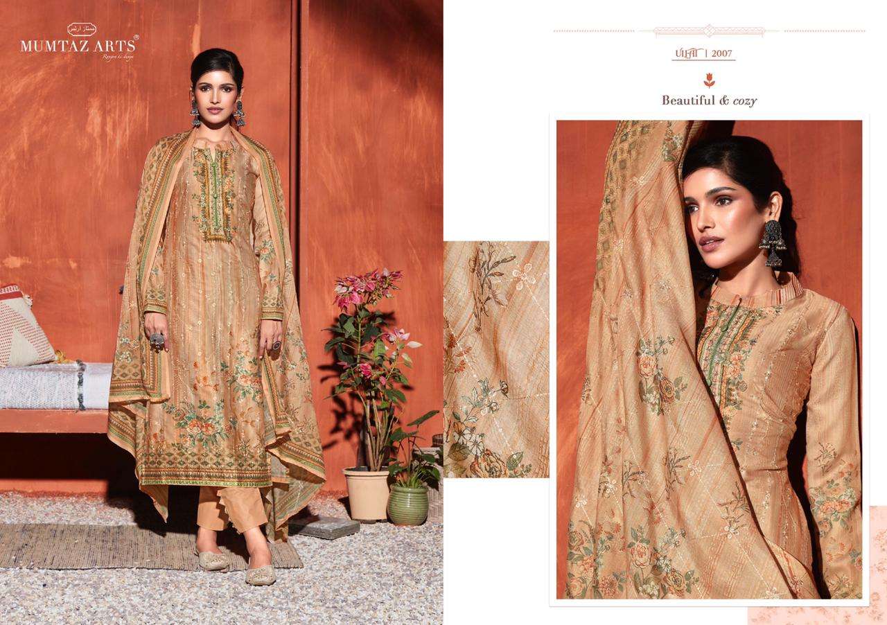 Mumtaz Arts Ulfat  catalog Jam Satin Designer Dress Material 