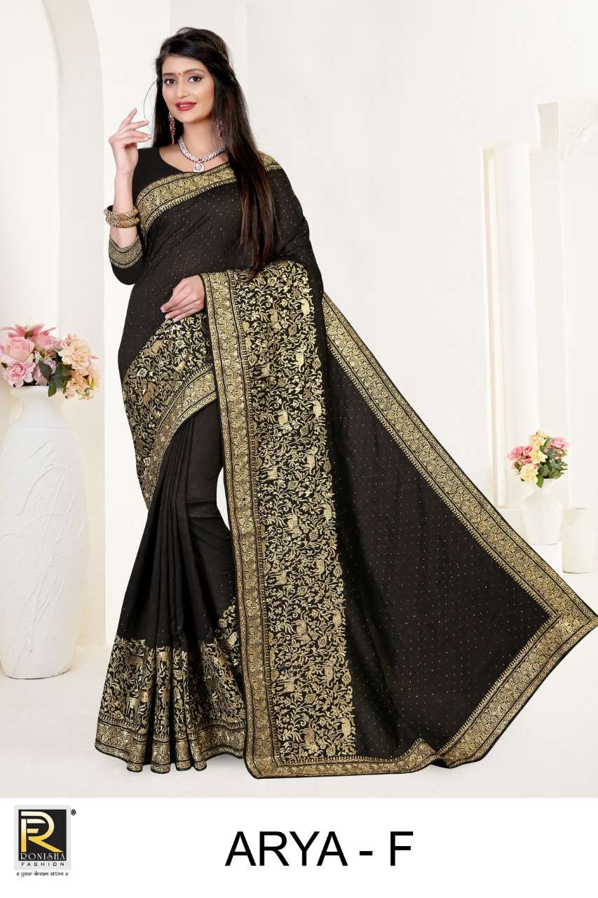 Ranjna Arya catalogue Vichitra Silk Saree