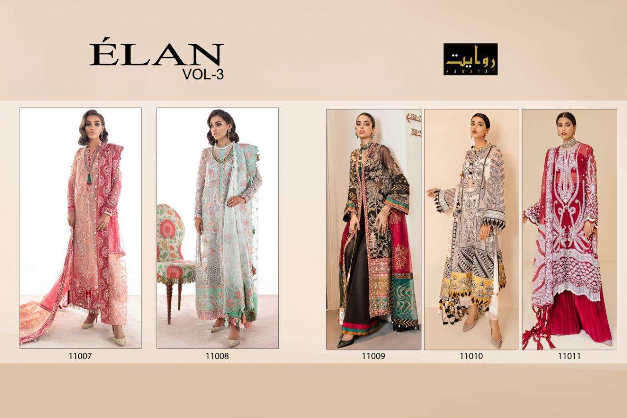Rawayat Elen  vol 3 catalog  Designer Pakistani Salwar suits