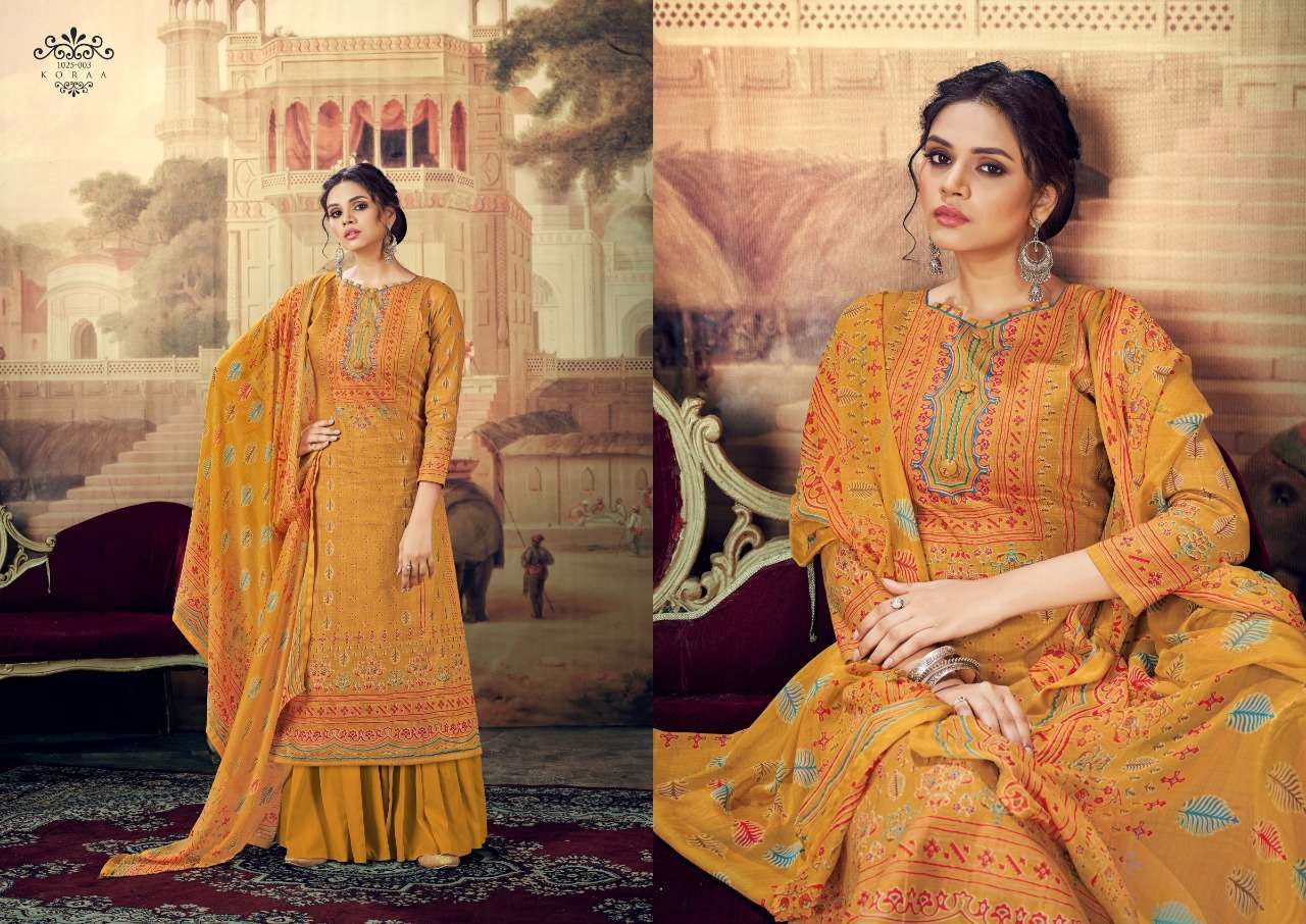 Romani Koraa Exclusive Cambric Cotton Designer Dress Material