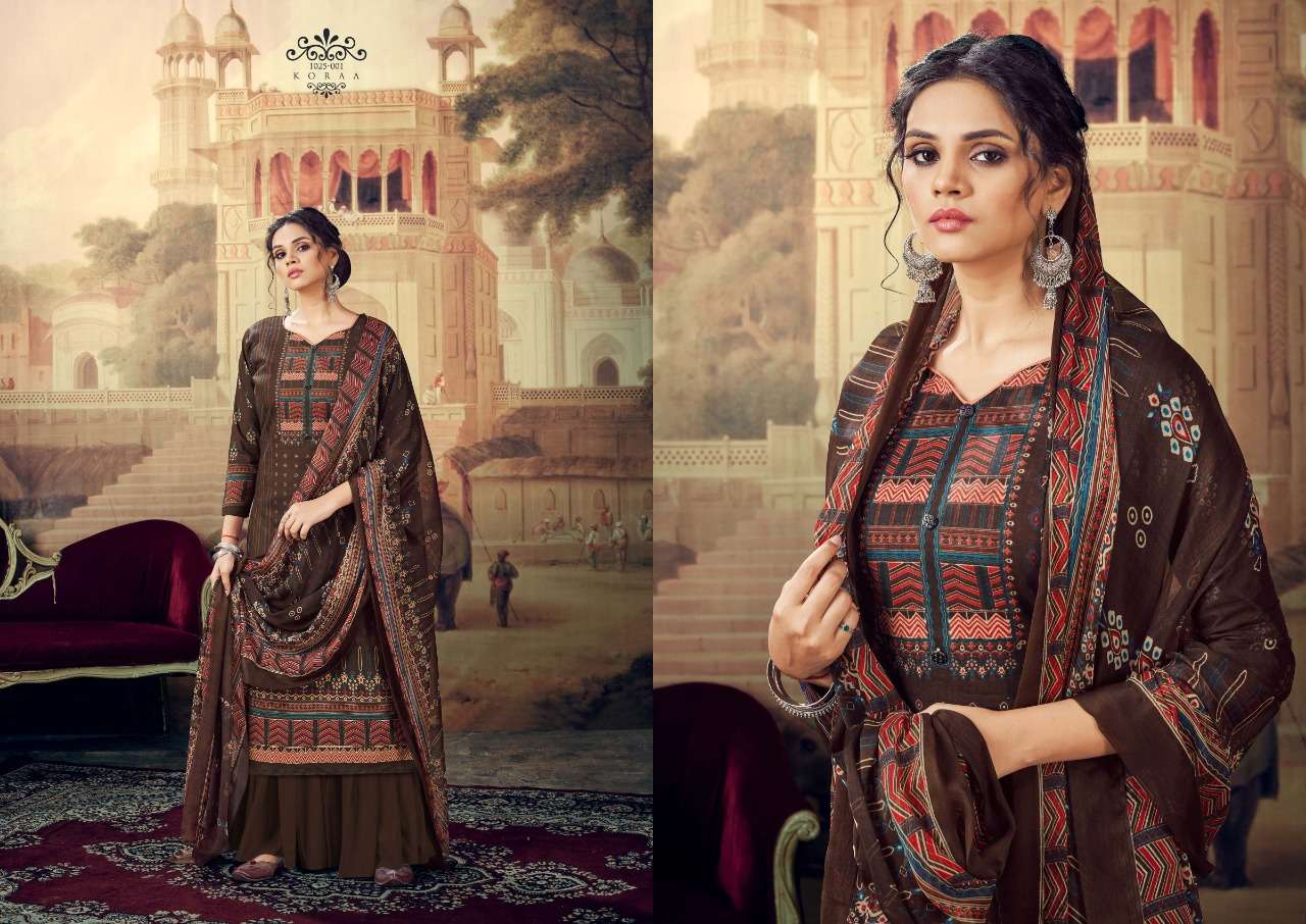 Romani Koraa Exclusive Cambric Cotton Designer Dress Material