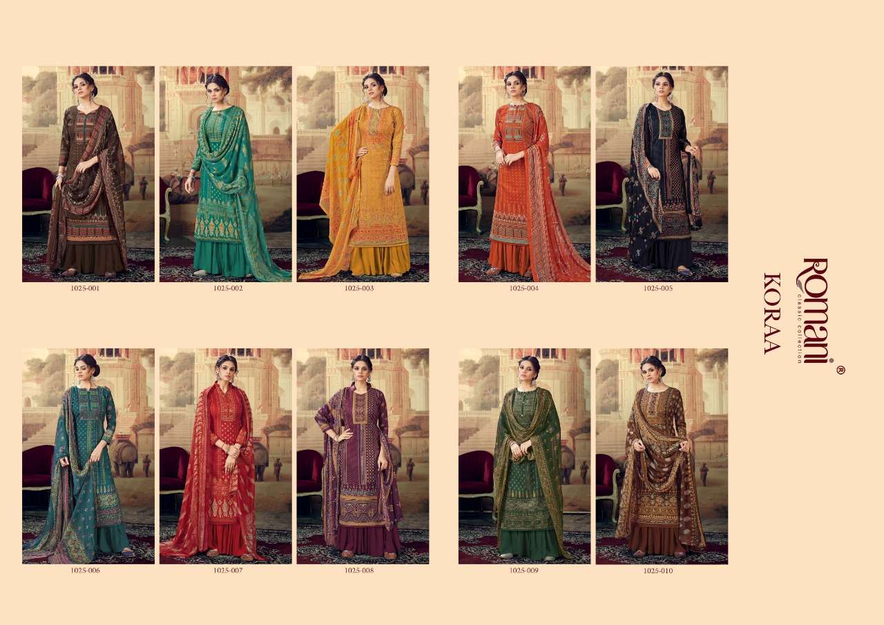 Romani Koraa Exclusive Cambric Cotton Designer Dress Material