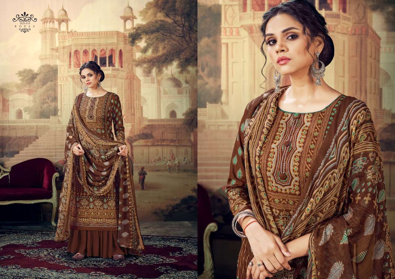 Romani Koraa Exclusive Cambric Cotton Designer Dress Material