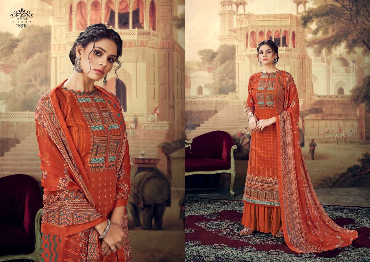 Romani Koraa Exclusive Cambric Cotton Designer Dress Material
